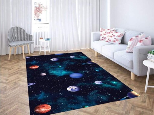 Space Cosmo Wallpaper Carpet Rug