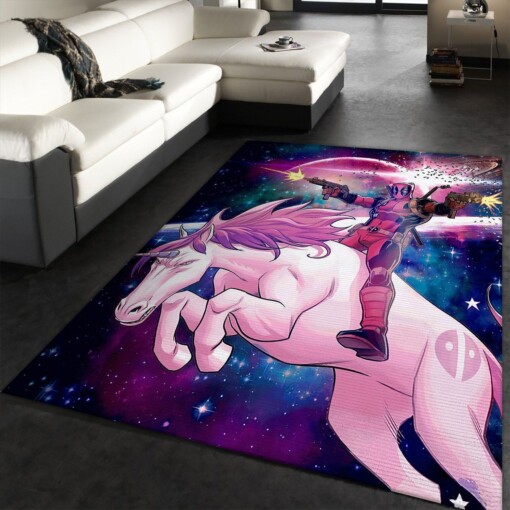 Space Unicorn Rug  Custom Size And Printing