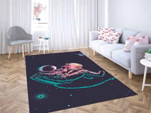 Space Wallpaper Living Room Modern Carpet Rug