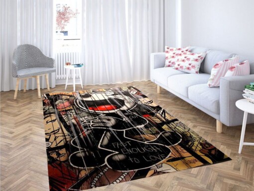 Spark Cartoon Art Living Room Modern Carpet Rug