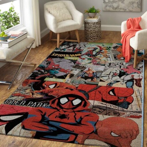 Spider Man Avengers Marvel Rug Custom Size And Printing