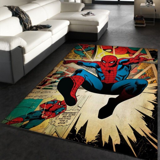 Spider Man Hero Rug  Custom Size And Printing