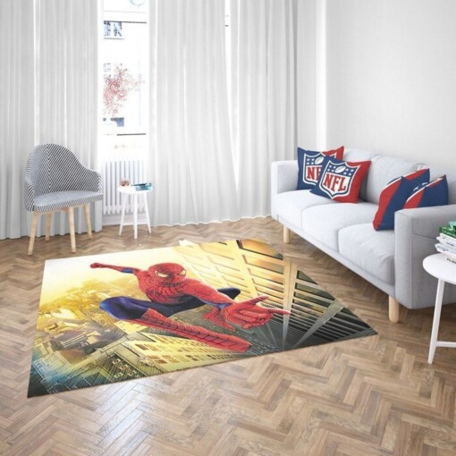 Spider Man Of Avengers Rug  Custom Size And Printing