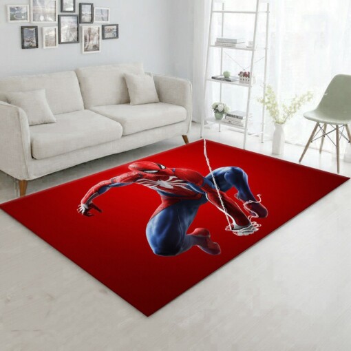 Spider Man Rug Custom Size And Printing