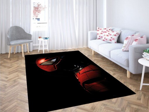 Spider Man Suit Helmet Carpet Rug