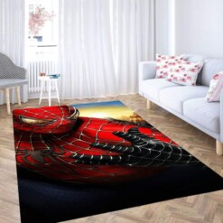 Spiderman Black Wallpaper Carpet Rug