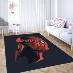 Spiderman Illustration Living Room Modern Carpet Rug