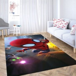 Spiderman Living Room Modern Carpet Rug