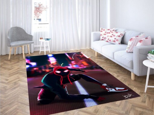 Spider-man Wallpaper Living Room Modern Carpet Rug