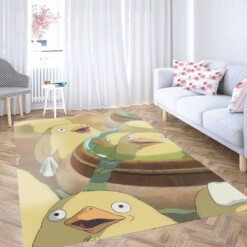 Spiried Away Animal Cute Scene Living Room Modern Carpet Rug