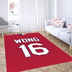 St Louis Cardinals Jersey Carpet Rug