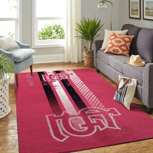 St Louis Cardinals Rug  Custom Size And Printing