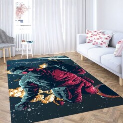Star Lord Wallpaper Living Room Modern Carpet Rug