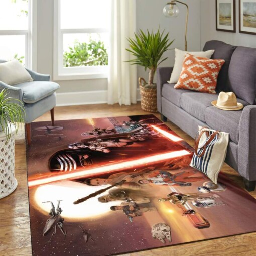 Star Wars Episodio El Despertar De La Fuerza Carpet Floor Area Rug
