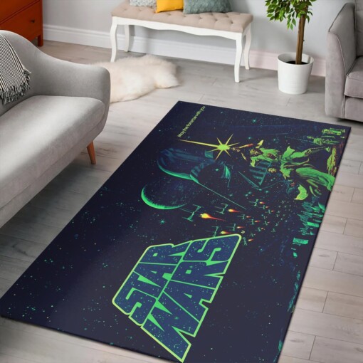 Star Wars Movie Poster Rug  Custom Size And Printing