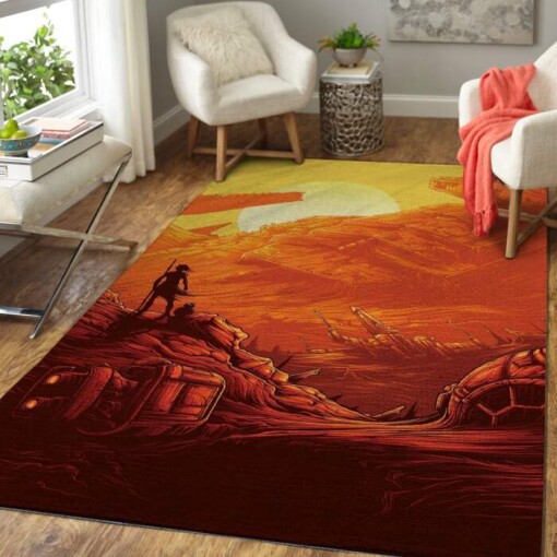 Star Wars The Force Awakens Rug  Custom Size And Printing