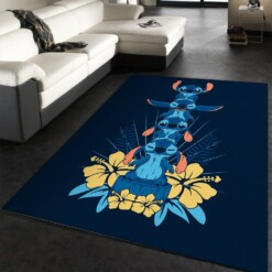 Stitch Disney Rug  Custom Size And Printing