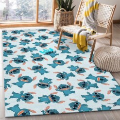 Stitch Movies Rug  Custom Size And Printing