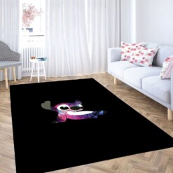Stitch Wallpaper Lucu Living Room Modern Carpet Rug