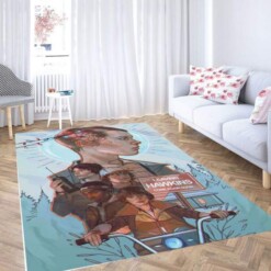 Stranger Things Leaving Hawkins Carpet Rug