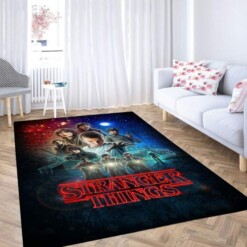 Stranger Things Wallpaper Carpet Rug