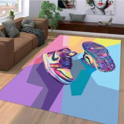 Street Fashion Style Sneaker Shoes Streetwear Area Sneakerhead Room Home Decor Rug