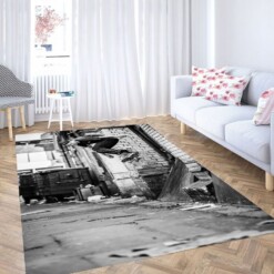 Street Skateboarding Living Room Modern Carpet Rug