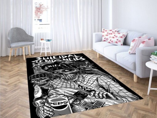Suicidal Tendencies Skull Living Room Modern Carpet Rug