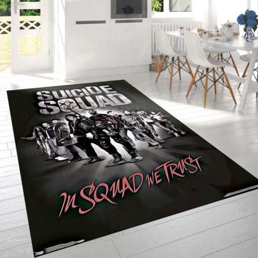 Suicide Squad Characters Rug  Custom Size And Printing