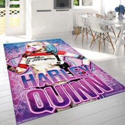 Suicide Squad Harley Gum Rug  Custom Size And Printing