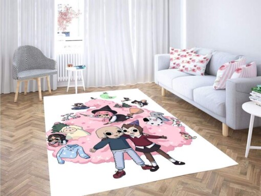 Summer Camp Island Character Carpet Rug