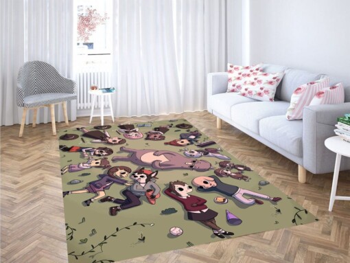 Summer Camp Island Top Character Living Room Modern Carpet Rug