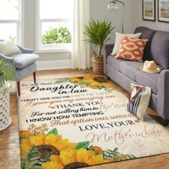 Sunflower Family Quilt Mk Carpet Area Rug