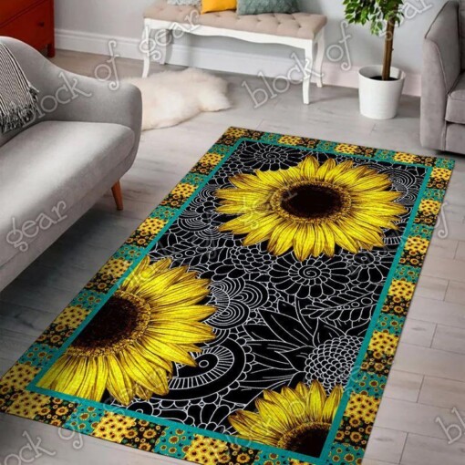 Sunflower Living Room Rug