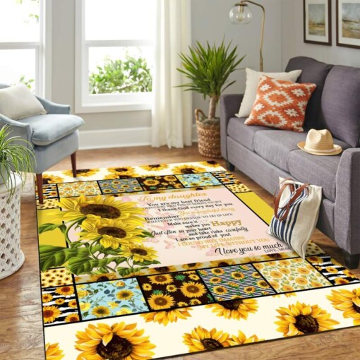 Sunflower Quilt Mk Carpet Area Rug