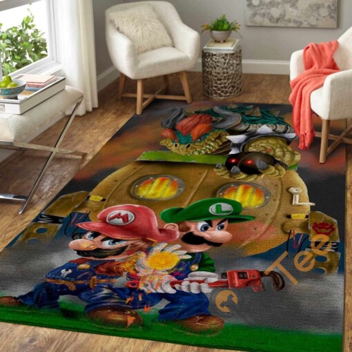 Super Mario Area Rug