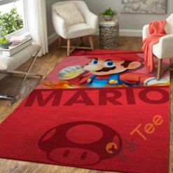 Super Mario Area Rug