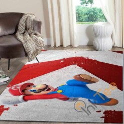 Super Mario Area Rug