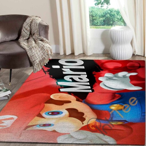 Super Mario Area Rug