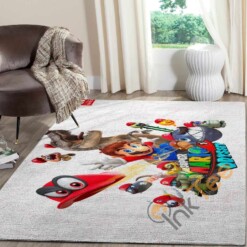 Super Mario Area Rug