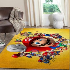 Super Mario Area Rug