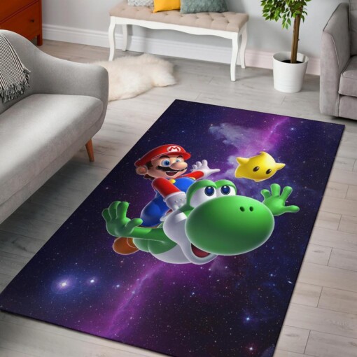 Super Mario Galaxy Area Rug