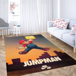 Super Mario Wallpaper Carpet Rug