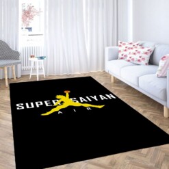 Super Saiyan Air Carpet Rug