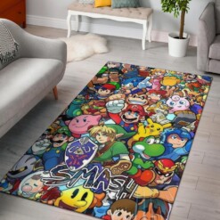 Super Smash Bros Area Rug