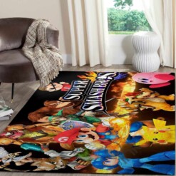 Super Smash Bros Area Rug