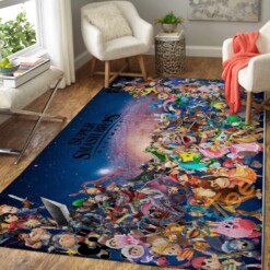 Super Smash Bros Ultimate Area Rug