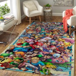 Super Smash Bros Ultimate Area Rug