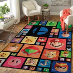 Super Smash Bros Ultimate Area Rug