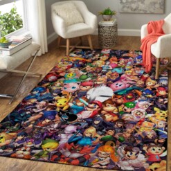 Super Smash Bros Ultimate Area Rug